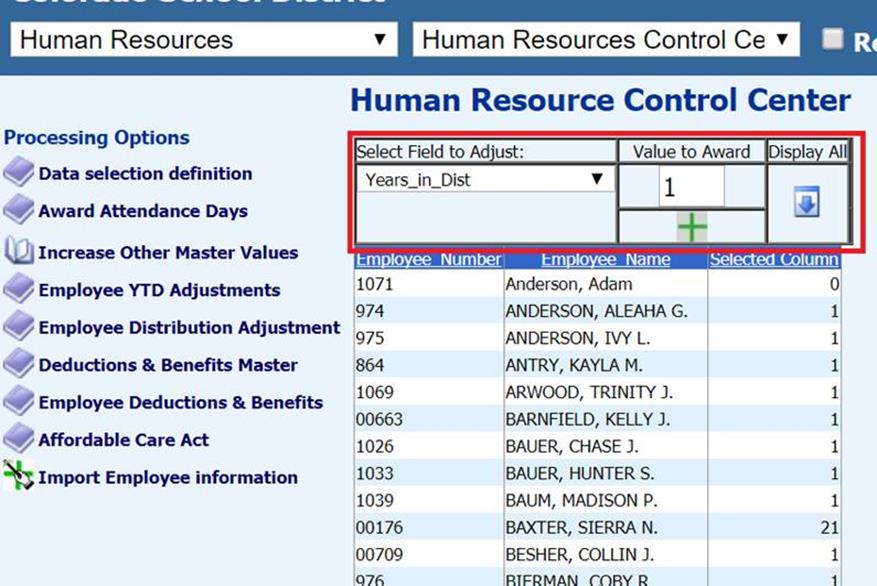 Graphical user interface, tableDescription automatically generated